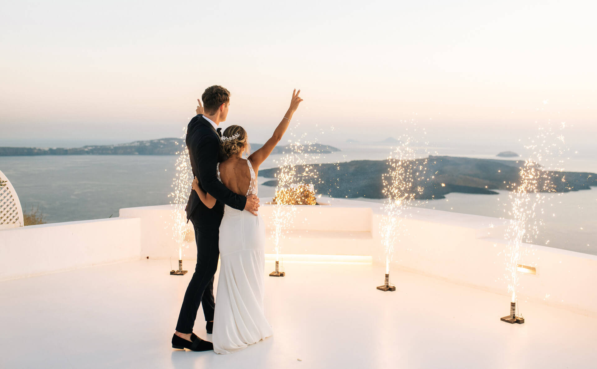 Santorini Sunset Wedding-DW Events